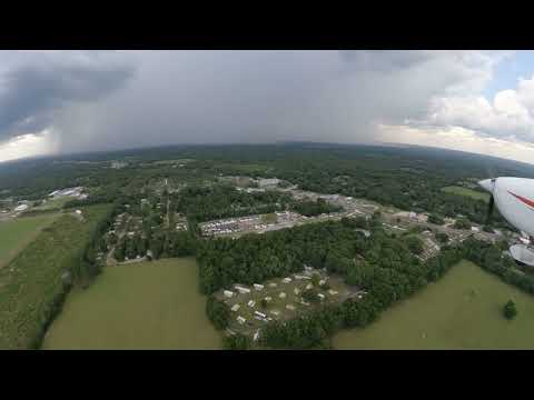 Bad Weather - Thunderstorm !! KFPY Perry Foley Landing Runway 18 N24658