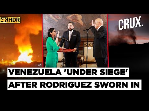 US Strikes Venezuela Again? Shots Fired, Drones Fly Over Presidential Palace In Caracas | Maduro |4K