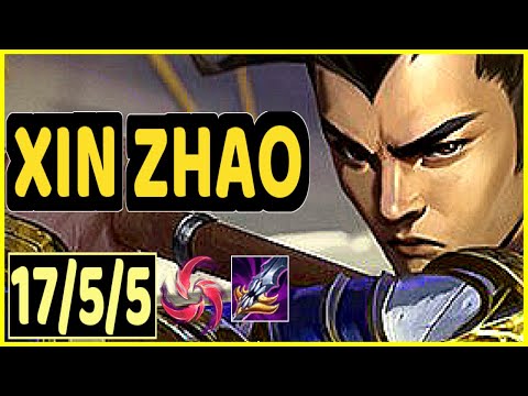 ✅XIN ZHAO VS EKKO - 17/5/5 KDA JUNGLE GAMEPLAY CHALLENGER I✅