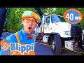Blippi Explores A Vaccum Truck Blippi Full Episodes Educational Videos For Kids Blippi Toys