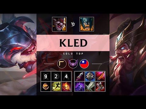 Kled Top vs Olaf - TW Master Patch 25.07