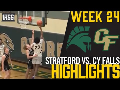 Cy Falls vs Stratford Basketball Highlights | Daniel Patton 1,000 Career Points