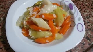 zeytinyağlı pırasa tarifi / Prinçli pırasa