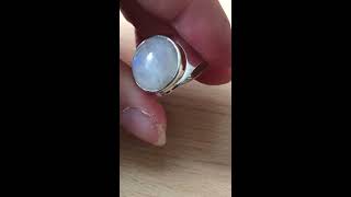 Bague pierre de lune thanina bijoux