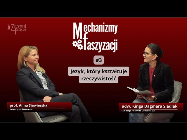 Mechanizmy faszyzacji #3 Język, który kształtuje rzeczywistość