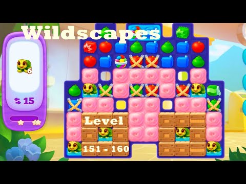 Wildscapes Level 151 - 160 HD Walkthrough | gameplay | 152, 153, 154, 155, 156, 157, 158, 159