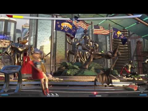 Injustice 2 1st Beta gameplay pt18 - This Guy Plays Everyone (and the connection sucks)