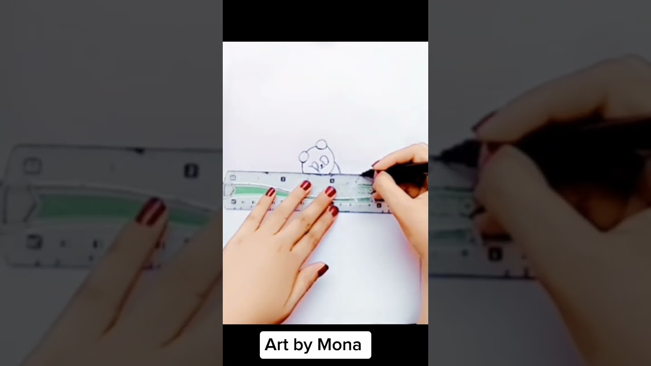 Cute lazy panda cartoon vector illustration...#trending #viralvideo #amazing #artwork