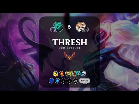Thresh Support vs Lux - EUW Grandmaster Patch 13.1