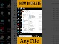 How To Delete Any File In Computer And Laptop Folder Me Se File Ko Kaise Delete Kre Laptop Files