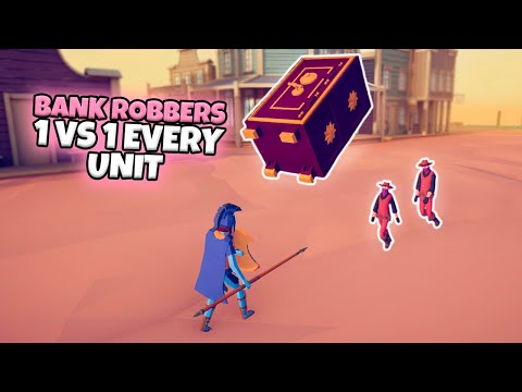 BANK ROBBERS 1 VS 1 EVERY UNIT | TABS WILD WEST UPDATE