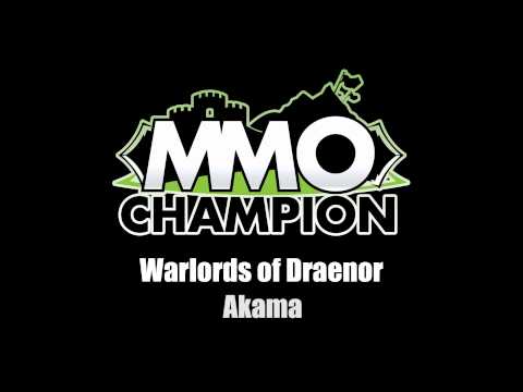 Warlords of Draenor - Akama Voiceover