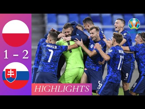 Poland vs Slovakia 1 - 2 | Euro 2020 | Extended Highlights & All Goals | 2021