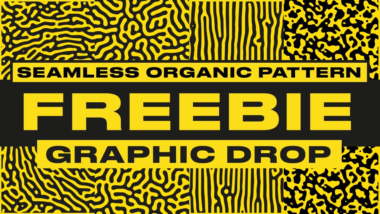 Seamless #organic shapes - FREEBIE / Graphic Drop