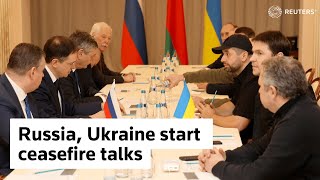 Russia, Ukraine start ceasefire talks