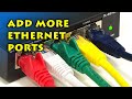 Adding Ethernet Ports with a Network Switch