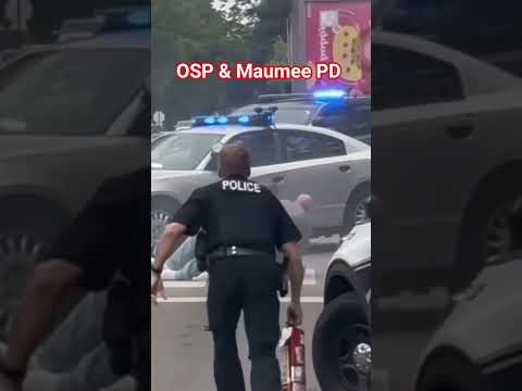 OSP & Maumee OH PD "Detain" Car Chase Driver #policechase  #useofforce #resistingarrest #OSP #MPD