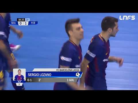 Gol Sergio Lozano (0-1) Naturpellet Segovia - FC Barcelona Lassa 1Div, J19