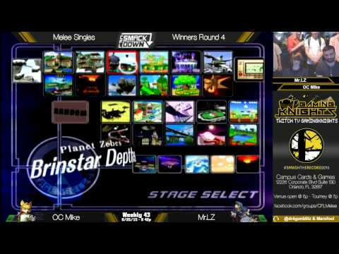 OC Mike (Fox) vs Mr. Lz (Marth)