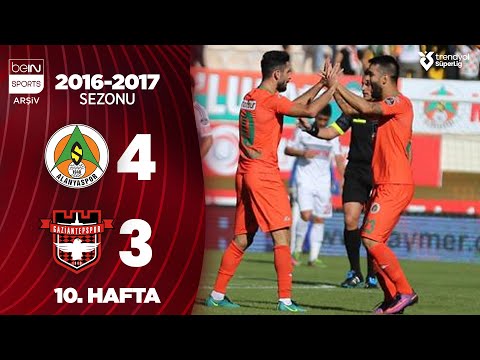 Alanyaspor (4-3) Gaziantepspor | MAÇ ÖZETİ | 10. Hafta - 2016/2017