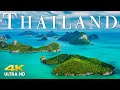 FLYING OVER THAILAND (4K UHD) BEAUTIFUL NATURE SCENERY WITH  ..