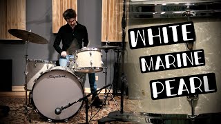 Video thumbnail for 60's Slingerland Niles-Era Drum Set - White Marine Pearl by Steve Maxwell Drums