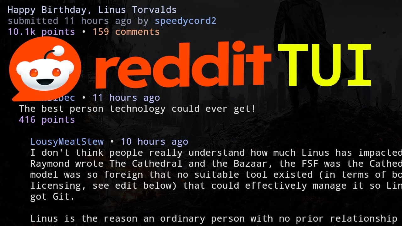 reddittui - Reddit in your Terminal - Linux TUI