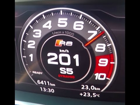 2015 Audi R8 V10 Plus 0-100 kmh kph 0-60 mph Tachovideo Beschleunigung Acceleration