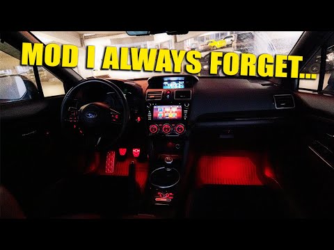Subaru Footwell Illumination Kit Install