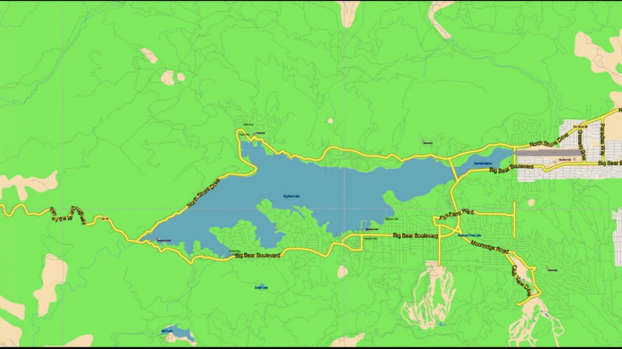 Southern California US Map Vector Exact High Detailed Region Plan ai pdf