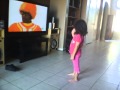 Rosie Dancing To Yo Gabba Gabba