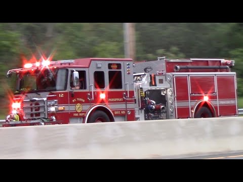 Parsippany Mount Tabor Fire Department Engine 12 Responding 8-16-20