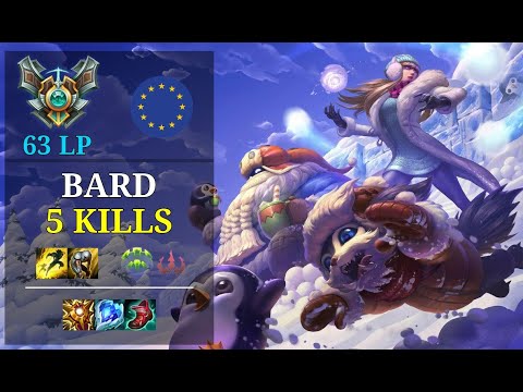 Bard Support vs Lux - 5 kills - Gen G Life EUW Master (63 LP) Patch 11.6
