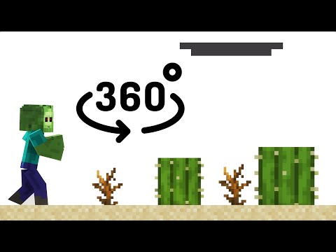 ZOMBIE RUNNER 360° Video - Minecraft VR