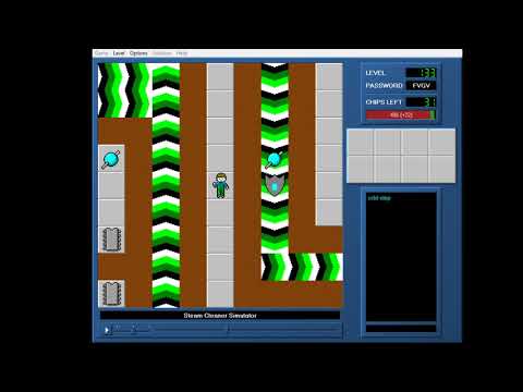 CCLP1 level 133 solution - 464 seconds
