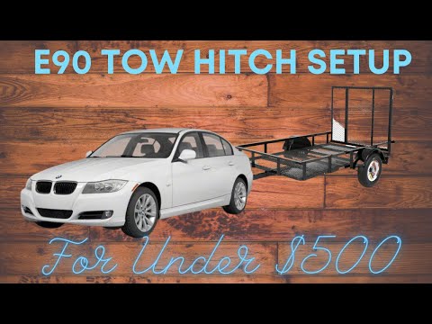 BMW E90 Sedan Tow Hitch Setup