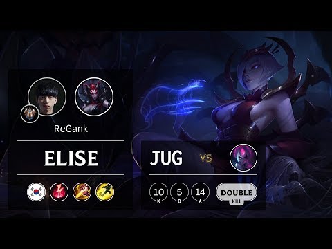 Elise Jungle vs Evelynn - KR Challenger Patch 9.11