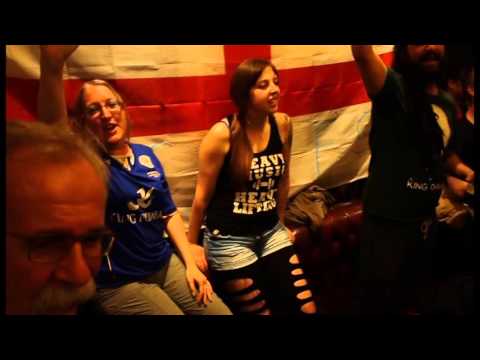 Leicester Vs Everton win captured at The Salmon, LE1
