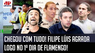 ‘Olha isso: o Filipe Luís já está mostrando coragem no Flamengo’: novo técnico agrada
