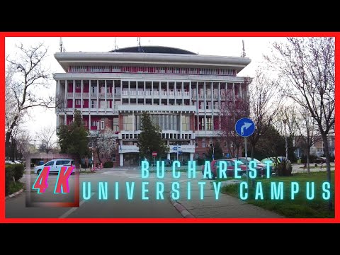 ▪4K▪Bukarest Walks: Campus der Polytechnischen Universität (UPB) bis zum Studentenwohnheim