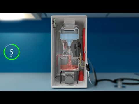 Medical waste disposal technology - 3D animation