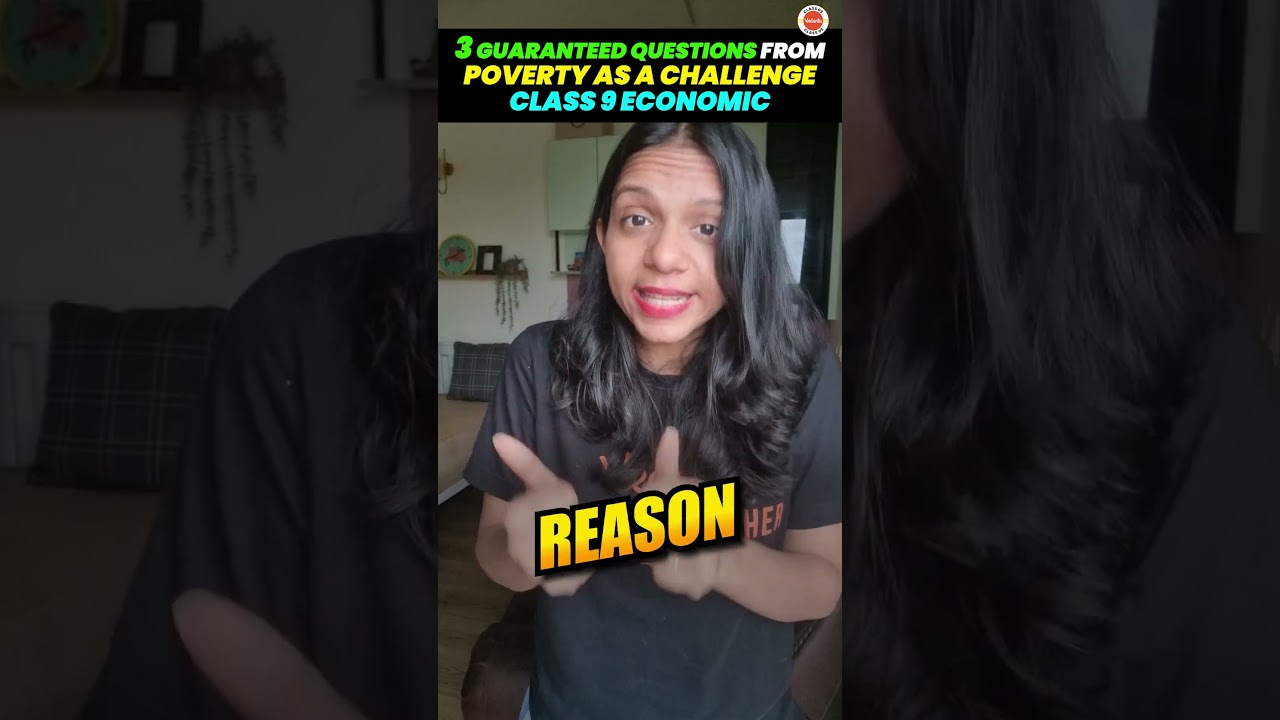 3 Guaranteed Questions From Poverty As A Challenge   #vedantu9and10 #vedantu9class #class9