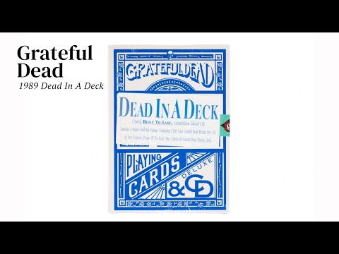 Grateful Dead Sealed "Dead In A Deck" Playing Cards