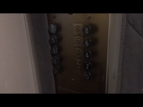 AWESOME ORIGINAL SWING DOOR OTIS Traction Service Elevator @ The Homestead in Evanston, IL.