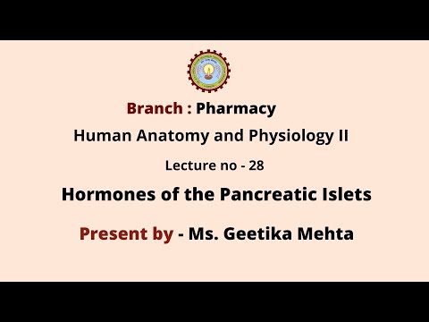 Hormones of the pancreatic islets