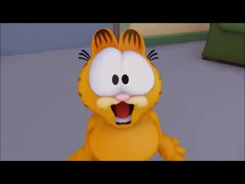 garfield spider scene but i put sullied grace over it