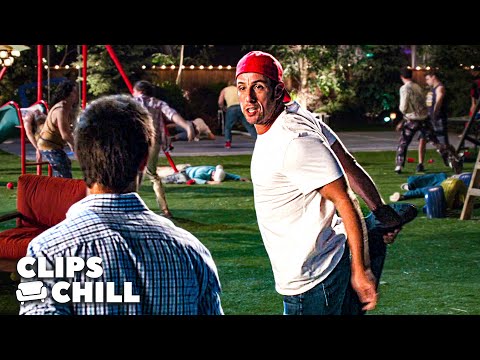 Fight at an 80s Frat Party | Grown Ups 2