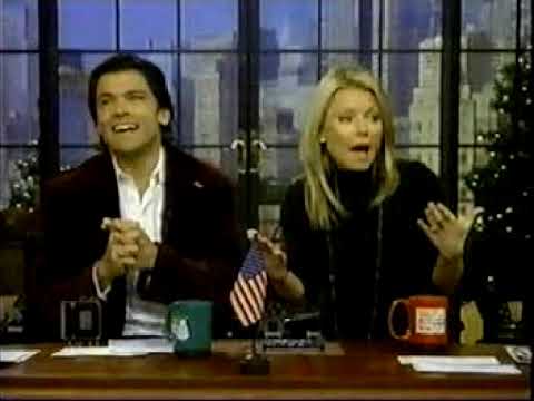 Regis and Kelly Mark Co-hosts December 9, 2005 discussing Christmas