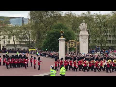 Changing of The Guard At Buckingham Palace April 14th 2017