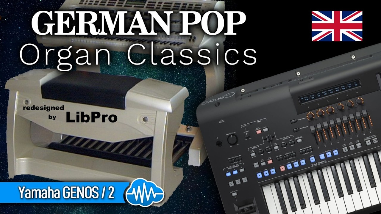 LAL001 - German Pop Organ Classics - Yamaha GENOS / 2 ( 100 Registrations ) - Video Preview 1